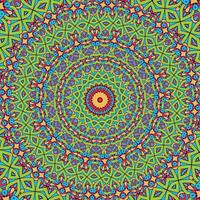 een kleurrijk patroon met een cirkel in de midden. vector
