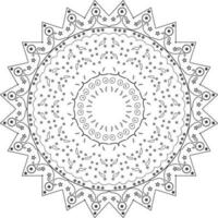 mandala kunst ster vormen ontwerp vector beeld