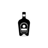 whisky fles vector icoon illustratie