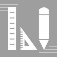 aan het studeren geometrie uniek vector icoon