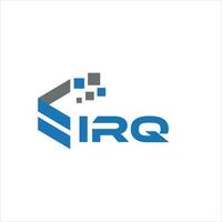 IRQ brief logo ontwerp op witte achtergrond. irq creatieve initialen brief logo concept. irq brief ontwerp. vector