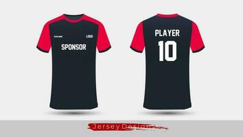 voetbal Jersey ontwerp, gaming t overhemd Jersey sjabloon vector