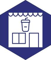 koffie winkel vector icoon ontwerp