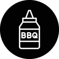 bbq saus vector icoon ontwerp