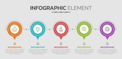 creatief infographic ontwerp sjabloon vector