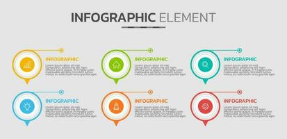 creatief infographic ontwerp sjabloon vector