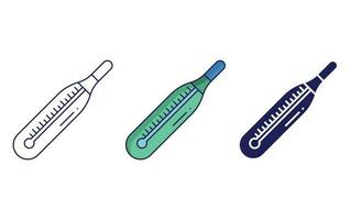 thermometer vector pictogram