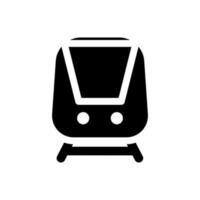 trein vector icoon. tram illustratie teken. reizen symbool. openbaar vervoer logo.