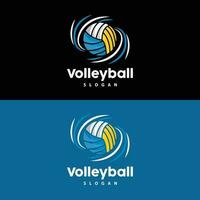 volleybal logo, sport gemakkelijk ontwerp, wereld sport- toernooi vector, illustratie symbool icoon vector