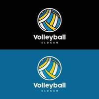 volleybal logo, sport gemakkelijk ontwerp, wereld sport- toernooi vector, illustratie symbool icoon vector