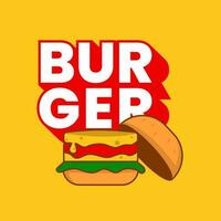 gelukkig hamburger dag vector