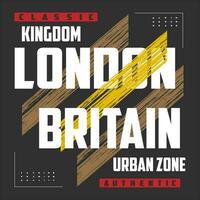 Londen tekst, logo, sjabloon vector ontwerp