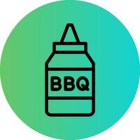 bbq saus vector icoon ontwerp