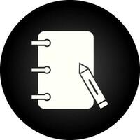 papier en potloden vector icoon