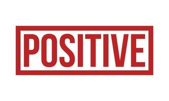 positief rubber postzegel zegel vector