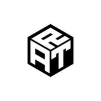 atr brief logo ontwerp in illustratie. vector logo, schoonschrift ontwerpen voor logo, poster, uitnodiging, enz.