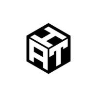 ath brief logo ontwerp in illustratie. vector logo, schoonschrift ontwerpen voor logo, poster, uitnodiging, enz.