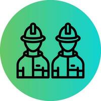 brandweerman team vector icoon ontwerp