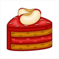 appel cakes in vector illustratie