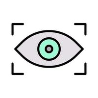 oog scan pictogram vector