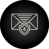 mail bescherming vector icoon