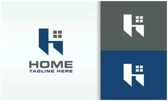 huis geometrie logo voor bedrijf vector