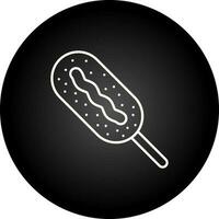 Corn dog vector icoon