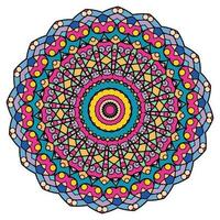 abstracte kleurrijke mandala achtergrond. anti-stress therapie patronen vector