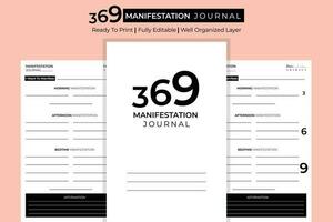 369 manifestatie logboek vector