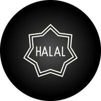 halal vector icoon