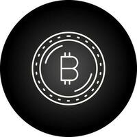 bitcoin valuta vector icoon