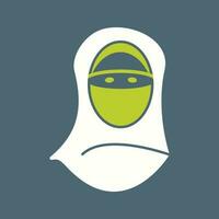 vrouw met Niqab vector icoon