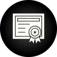 certificaat vector pictogram