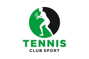 vector initialen brief O met tennis creatief meetkundig modern logo ontwerp.