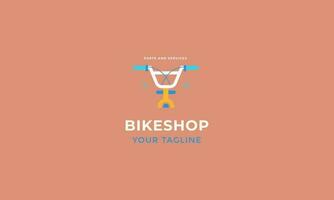 fiets logo sjabloon vector vlak ontwerp