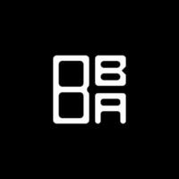 bba brief logo creatief ontwerp met vector grafisch, bba gemakkelijk en modern logo.