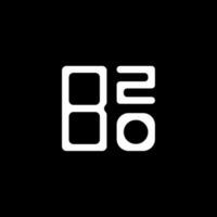 bzo brief logo creatief ontwerp met vector grafisch, bzo gemakkelijk en modern logo.