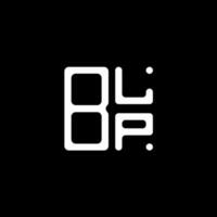 blp brief logo creatief ontwerp met vector grafisch, blp gemakkelijk en modern logo.