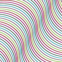 abstract naadloos kleur diagonaal Golf patroon kunst. vector