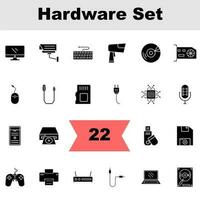 hardware icoon set. vector