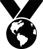 wereldbol planeet aarde icoon symbool vector afbeelding. illustratie van de wereld globaal vector ontwerp. eps 10