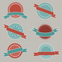 Retro-stijl badges vector