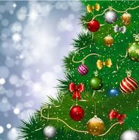 Kerstboom achtergrond vector