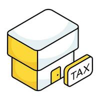 perfect ontwerp icoon van huis belasting vector