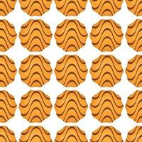 patroon eigengemaakt koekje verschillend smaak in gebakje biscuit vector