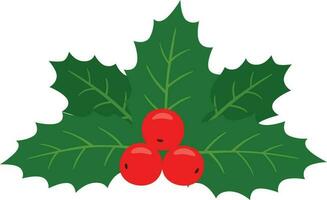 Kerstmis hulst illustratie vector