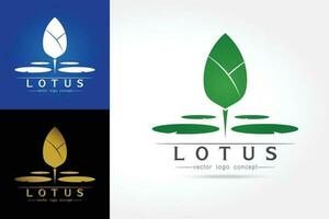 lotusbloem logo vector