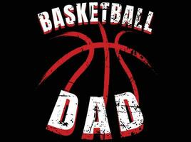 basketbal vader pro vector ontwerp voor t overhemd en poster ontwerp.