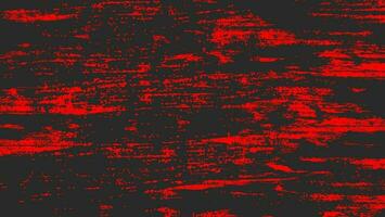 abstract rood grunge structuur ontwerp in zwart achtergrond vector