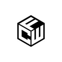 cwf brief logo ontwerp in illustratie. vector logo, schoonschrift ontwerpen voor logo, poster, uitnodiging, enz.